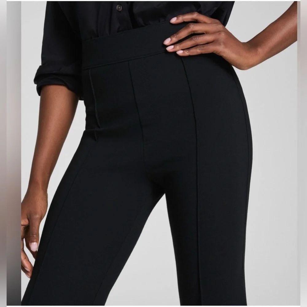 Spanx Supersmooth PerfectFit Ponte Flare Pant‎ Size 2X Black Office Plus Size